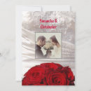Recherche de bouquet mariage invitations Roses rouges