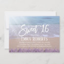 Recherche de lavender 16ans anniversaire invitations Floral