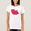 Recherche de bouche rouge tshirts Embrasser