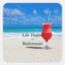Recherche de humour de plage autocollants Retraite