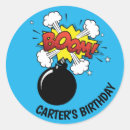 Recherche de anniversaire comique autocollants Bande dessinée