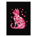 Recherche de silhouette de chat posters Floral