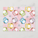 Recherche de motif de hibou cartes postales Chouette