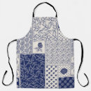 Recherche de motif patchwork tabliers Rose