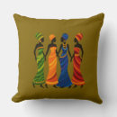 Recherche de femme africaine coussins L'art africain