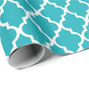 Recherche de quatrefoil turquoise papier cadeau Trellis