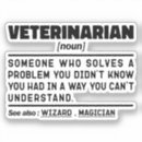 Recherche de médecine vétérinaire autocollants Amoureux des animaux