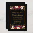 Recherche de black gold floral mariage invitations De photo