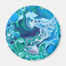 Recherche de peinture numérique magnets Bleu