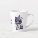 Recherche de licorne kawaii tasses Illustration