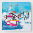 Recherche de pingouins horloges Froid