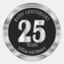 Recherche de anniversaire de 25 ans autocollants 25e