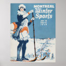 Recherche de vintage sports posters Neige