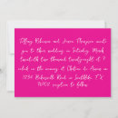Recherche de hot pink mariage invitations Minimaliste