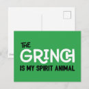 Recherche de rétro grinch classique vintage cartes postales Branché