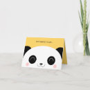 Recherche de panda kawaii vœux cartes Animaux