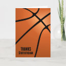 Recherche de basketball remerciements cartes Thank you