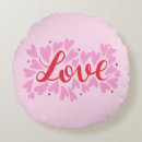 Recherche de amour rond coussins Coeur