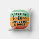 Recherche de humour café coussins Rétro