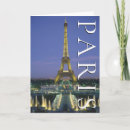 Recherche de paris romantique vœux cartes Tour eiffel