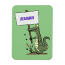 Recherche de crocodiles magnets Illustration