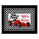 Recherche de voiture de course rouge posters Noir