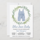Recherche de denim baby shower invitations Overall