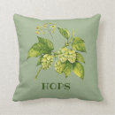 Recherche de houblon coussins Vert