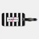 Recherche de noir et blanc bagages étiquettes Géométrique