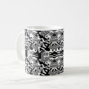 Recherche de optique illusion tasses Monochrome