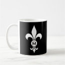 Recherche de new orleans tasses Fleur de lis