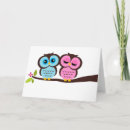 Recherche de rose de hibou vœux cartes Chouette