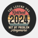 Recherche de pensionné autocollants Retraité