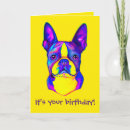 Recherche de terrier boston anniversaire cartes Heureux