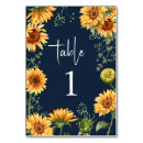 Recherche de sunflower numbers cartes table Pour eux