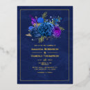 Recherche de blue and gold mariage invitations Vintage