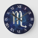 Recherche de symbole astrologique horloges Zodiac