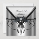 Recherche de 21ème carrées invitations Fête d'anniversaire