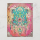 Recherche de arrière plan coloré cartes postales Motif