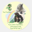Recherche de leprechaun autocollants Noir