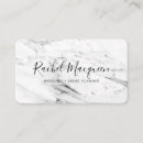 Recherche de marbre noir et blanc cartes visite Customer