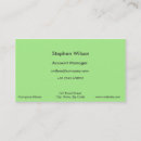 Recherche de exécutif cartes visite Simple