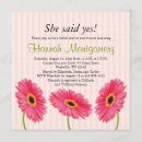 Recherche de gerber rose invitations Nuptiale
