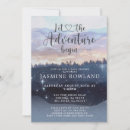 Recherche de montagnes invitations Bleu