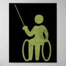 Recherche de fauteuil roulant posters Amusant