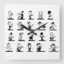 Recherche de dessin noir et blanc horloges Bande dessinée