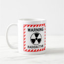 Recherche de signe radioactif tasses Avertissement
