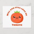 Recherche de tomate mignonne cartes postales Drôle