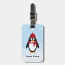 Recherche de pingouin de noël bagages étiquettes Vacances