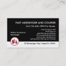 Recherche de service de distribution cartes visite Messager